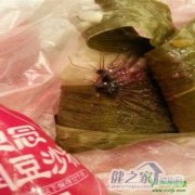 豆沙粽子里吃出2只死飞蛾！