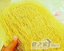 南京市场又现假鱼翅 绿豆粉为原料